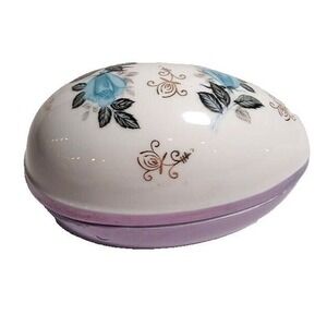 Vintage NORCREST JAPAN White Porcelain‎ Easter Egg Dish